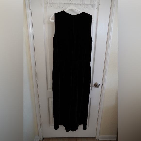 NWT Eileen Fisher Velvet Wide-Leg Jumpsuit - Picture 7 of 8
